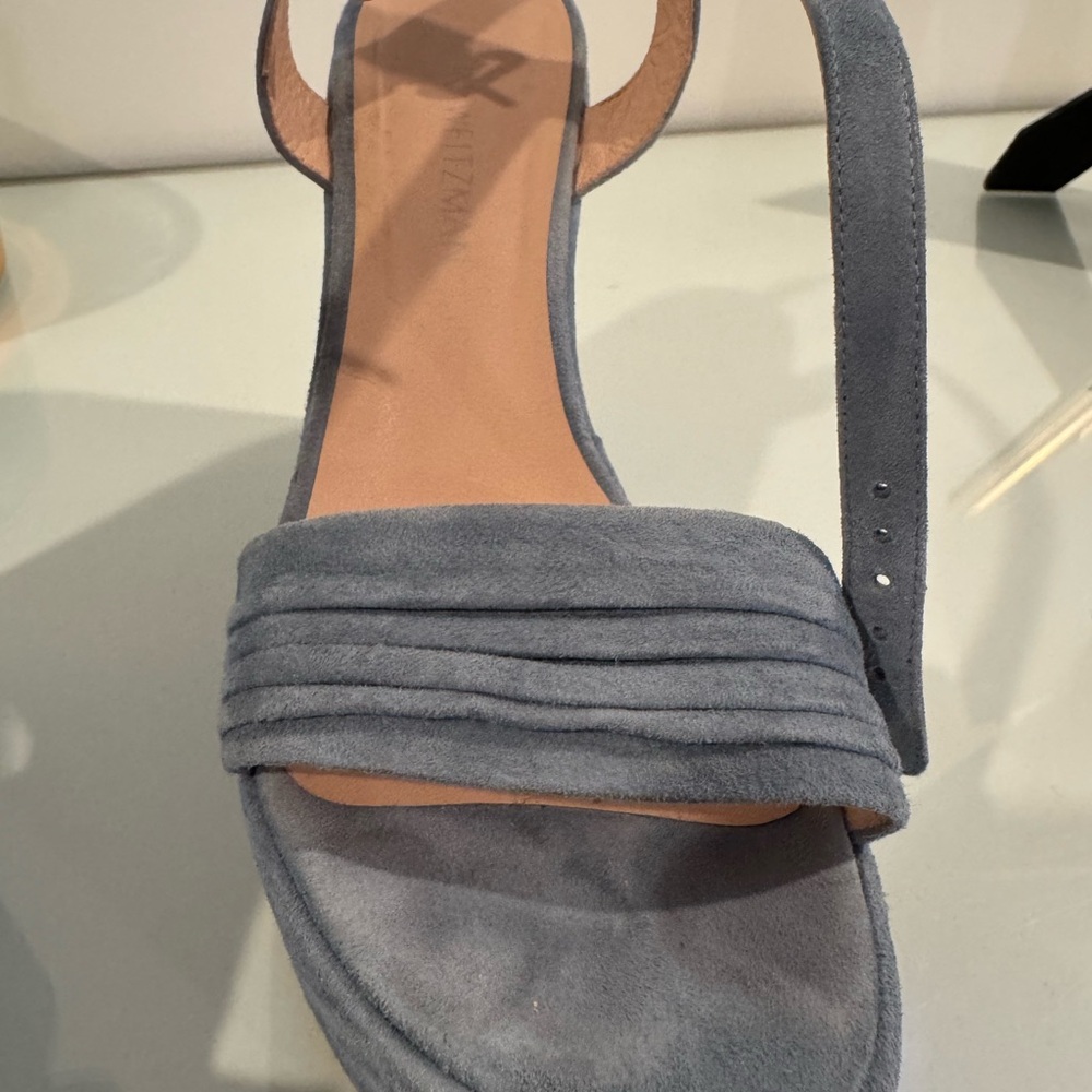 Stuart Weitzman Slate Suede Sandals